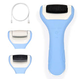 Electric Callus Remover, Rechargeable Foot File Callus Remover Professional, 2-Speed Pedicure Tool for Remove Calluses, Hard, Dry, Dead, Cracked Skin, Includes 2 Coarses