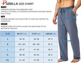 Pudolla Men's Cotton Yoga Sweatpants Athletic Lounge Pants Open Bottom Casual