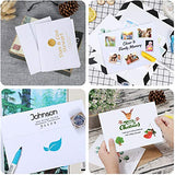 Ohuhu A7 Printable White Envelopes 5X7 100 Pack - Quick Self Seal,for 5x7 Cards
