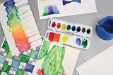 UCreate Watercolor Paper, White, Package, 140 lb., 9" x 12", 50 Sheets