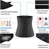 Waist Trainer for Women Corset Cincher Body Shaper Girdle Trimmer with Steel Bones