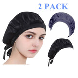 100% Mulberry Silk Night Sleeping Cap Bonnet Hats for Women, Chemo Caps Cancer Headwear Skull Cap,Very Silky & Comfortable