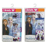 Disney Girls Panty Multipacks, Frozen 10PK, 2T/3T