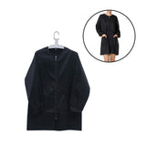 Beaupretty Salon Client Capes Gown Robes with Sleeves Waterproof Zipper Hair Salon Smock for Women Men(M)