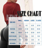 KIWI RATA Women Scrunch Butt Yoga Pants High Waist Sport Workout Leggings Trouser