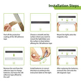 OxyLED Motion Sensor Closet Lights, Cordless Under Cabinet Lightening
