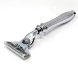 Edwin Jagger Chatsworth Compatible With Gillette Mach 3 Razor Cartridges (Chrome)