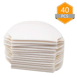 Underarm Sweat Pads - Disposable Cotton Armpit Sweat Absorbent Pads Unisex T-shirt Garment Perspiration Guards(40PCS)