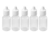 Ericotry 50 Pcs 15ml Empty Plastic Squeezable Dropper Bottles Dropping Bottles Eye Liquid Eye Liquid Dropper Vials Plug Can Removable the Lip Can Be Screwed On