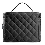 Makeup Cases With Big Clear Mirror Train Cases Full Of Capacity Cosmetic Travel Bag For Organize Makeups(Black)