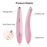 Sonic Vibration Eye Massager 40℃ Heated Wand By TOUCHBeauty, Relieves Dark Circles and Puffiness Eyes & Lips Care Device TB-1583（Cherry Pink）