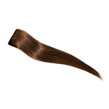 22" / 22 inch 100% Remy Human Hair Extensions Clip in #4 Medium Brown Grade 7A Quality Full Head 8pcs 18clips Long Soft Silky Straight for Women Fashion 110g