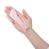 Feng Shui Pink Rose Quartz Gua Sha Board-Therapeutic Relief and Skin Renewal -Premium All Natural Handmade Healing Stone W3462