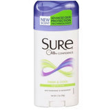 Sure Anti-Perspirant Deodorant Original Solid Fresh & Cool Scent 2.70 oz (Pack of 6)