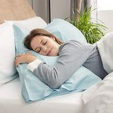 Bedsure Cooling Bamboo Pillowcases Set of 2 - Breathable Cool Ultra Soft Pillow Cases