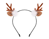 DS. DISTINCTIVE STYLE Deer Antler Headband Reindeer Fawn Horn Hair Accessories for Christmas