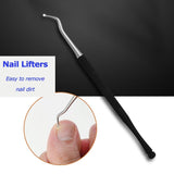Precision Toenail Clippers for Thick or Ingrown Toenails, Sharp Stainless Steel Nail Cutter, Best Nail Clipper & Pedicure Tool for Seniors (Black/Roud)