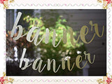 Custom Glitter Banner, Custom Glitter Garland, Garland, Wedding Banner