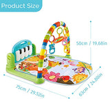 Hoopeum Baby Play Mat Toys for 0-3-6-12 Months,Activity Jungle Gym Playmat Tummy