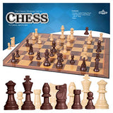 Silly Goose Chess Game, Cardboard Folding Chess Set with Plastic Chess Pieces