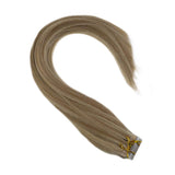 Sunny Tape in Hair Extensions Ash Blonde Highlights Bleach Blonde,100% Remy Human Hair Extensions Tape in Natural Straight Hair for Women 22inch 20pcs/50g