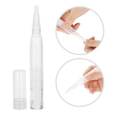 10pcs 5ml Empty Transparent Twist Pen, Cosmetic Container Tube Lip Gloss Nail Oil Eyelash Growth Liquid Brush Applicators for Women Makeup Convenient Use