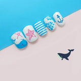 Lurrose 120Pcs Children False Nails Tips Cartoon Nails Press on Fake Nails Pre-glue Full Cover Nails Lovely DIY False Nails for Kids Girls (random pattern)