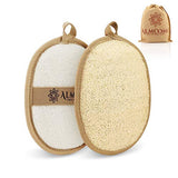 Premium Exfoliating Loofah Pad Body Scrubber, Made with Natural Egyptian Shower