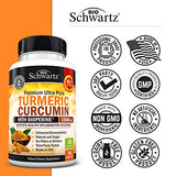 Turmeric Curcumin with BioPerine 1500mg - Natural Joint & Healthy Inflammatory