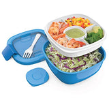 Bentgo Salad BPA-Free Lunch Container with Large 54-oz Salad Bowl, 4-Compartment