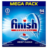 Finish All In 1, Dishwasher Detergent - Powerball - Dishwashing Tablets - Dish Tabs