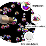 120 Pcs Multi Shapes Glass Crystal AB Rhinestones For Nail Art Craft, Mix 12 Style