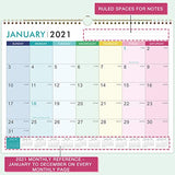2021-2022 Calendar - 18 Monthly Wall Calendar with Thick Paper, 14.6" x 11.5"