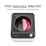 Home waxing kit for women,hard wax kit for hair removal,OBBOCK wax warmer kit with No-clean wax pot,4 Bag hard wax beads for Full Body, Legs, Face, Bikini,eyebrow wax kit