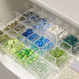 STORi Clear Plastic Drawer Organizers 3" x 3" x 2" l Set of 12