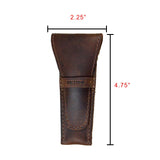 Hide & Drink, Leather Safety Razor Case, Shaving Accessories, Personal Care Essentials, Handmade Includes 101 Year Warranty :: Bourbon Brown