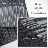 pigchcy Placemats,Washable Vinyl Woven Table Mats,Elegant Placemats
