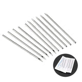 Stuppendux Disposable Stainless Steel 52pcs Body Piercing Kit 16G 14G (Belly Button,Tongue, Eyebrow, Nipple, Lip, Nose, Chin) Gauge Piercing Needles