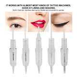 Disposable Eyebrow Tattoo Cartridge Needles Microblading Needle for Faster Coloring with Tattoo 1P 3P 5P 5FP 7FP (50pcs)