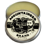 Magic Beard Balm Leave-in Conditioner by Mountaineer Band | Natural Oils, Shea Butter, Beeswax Nourishing Ingredients | 2-oz Citrus & Spice Scent