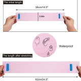 Alileader Disposable Barber Paper Neck Strips for Salon Haircut Styling 500 Strips Professional Stretchy Paper Neck Band for Spa Massage Makeup（Pink,5 Rolls)