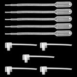 120Pcs 2Ml Mini Cute Empty Glass Perfume Essential Oils Sample Vials Bottles with Black Plastic Rod Caps Glass Vials Sample Dropper Bottle for Essential Oils Aromatherapy (120Pcs 2Ml Black Plastic Rod