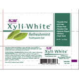 NOW Solutions, Xyliwhite Toothpaste Gel, Refreshmint, Cleanses and Whitens, Fresh Taste, 40 Units, 1-Ounce Tubes