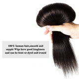 Clip In Hair Extensions Remy Hair For Women Silky Straight Human Hair Darkest Brown Clip In Hair Extensions Full Head 8pcs 18 Clips Double Weft