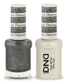 DND Soak Off Gel 0.5 Ounce (407 Black Diamond Star)