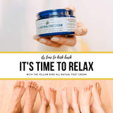 All Natural Antifungal Foot Cream. Moisturizing Organic Relief for Dry Cracked Heels, Callused Feet, Athletes Foot. Best Therapeutic Grade Essential Oils: Peppermint, Lavender, Eucalyptus, Tea Tree.