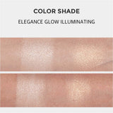 Compact Powder Highlighter - SELF BEAUTY Aurora Illuminating Long Lasting Brightness Natural Face & Body Glow Healthy Skin Tone 7g/0.25oz No.01 Milkyway