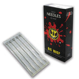 BIGWASP Long Bar Tattoo Needles 3 Round Liner (3RL) Disposable - 50PCs