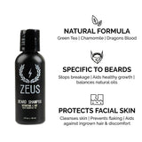 ZEUS Essential Beard Oil Kit - Best Starter Set for Softer Hair and Itch Free Skin (VERBENA LIME)