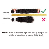 Kinky Curly Clip In Hair Extensions 7pcs Brazilian Virgin Hair Natural Hair Clip Ins 3B 3C Kinky Curly Clip In Human Hair Extensions For Black Women Natural Color 100g/set (12inch)